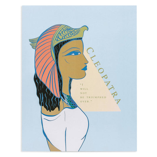 Cleopatra Art Print - 11" X 14" - Spiral Circle