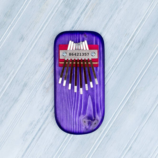Color Pine Thumb Piano | Purple - Spiral Circle