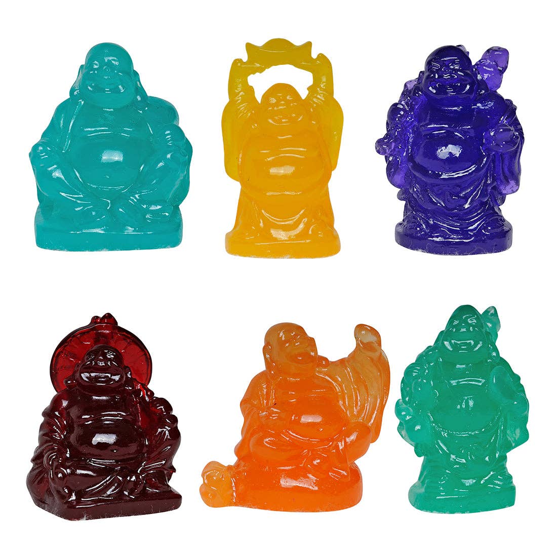 Color Resin Buddha - Spiral Circle