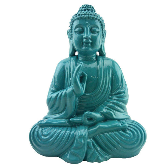 Colorful Buddha - Turquoise - Spiral Circle