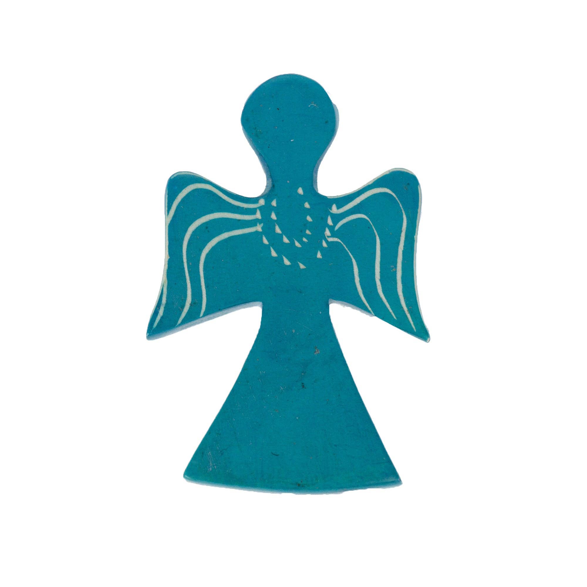 Colorful Soapstone Palm Angels - Spiral Circle