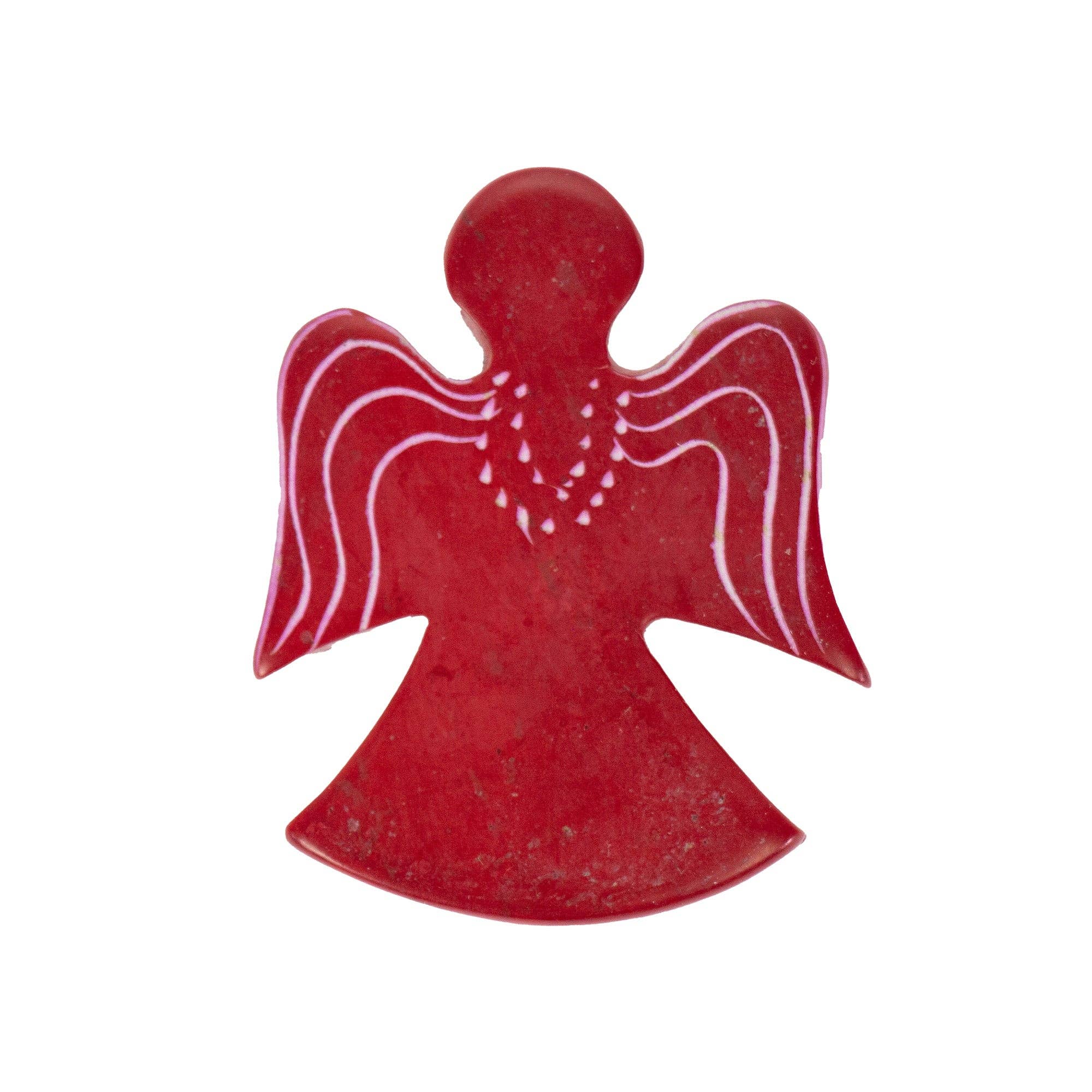 Colorful Soapstone Palm Angels - Spiral Circle