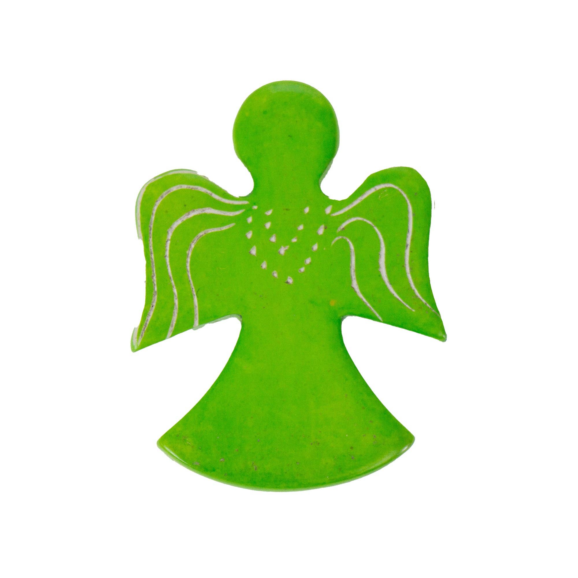 Colorful Soapstone Palm Angels - Spiral Circle