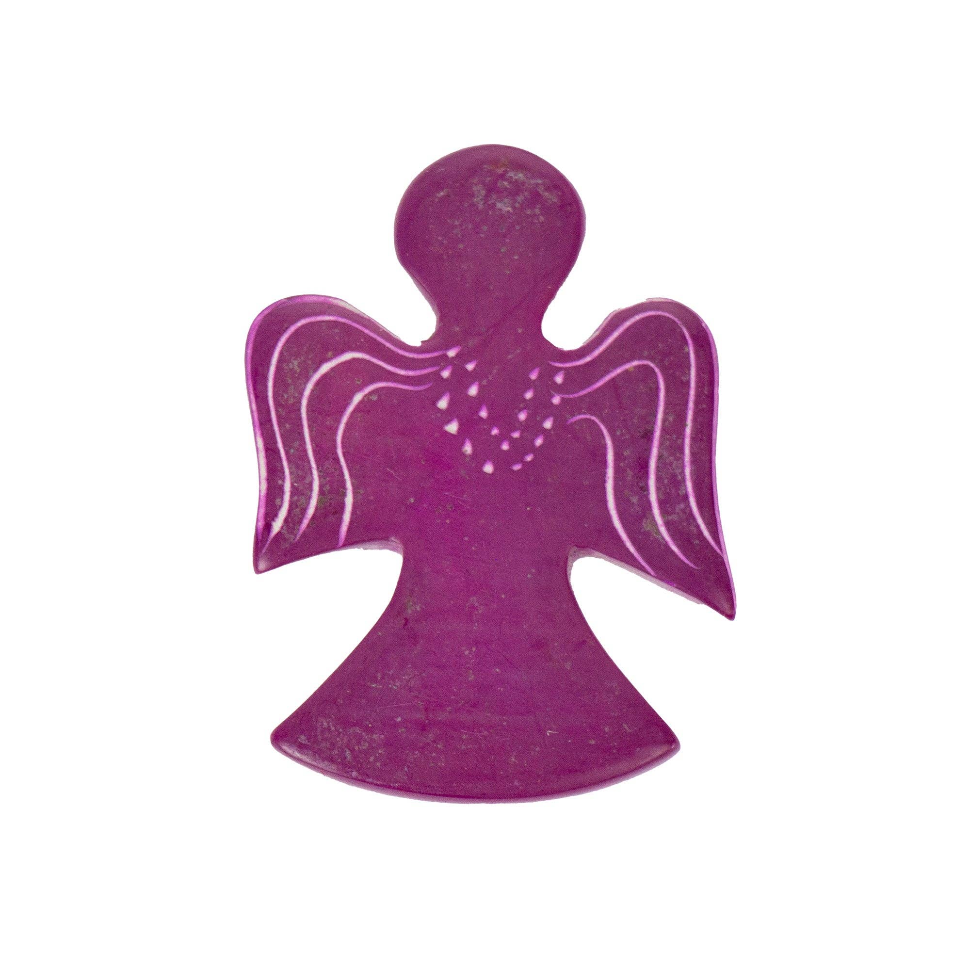 Colorful Soapstone Palm Angels - Spiral Circle