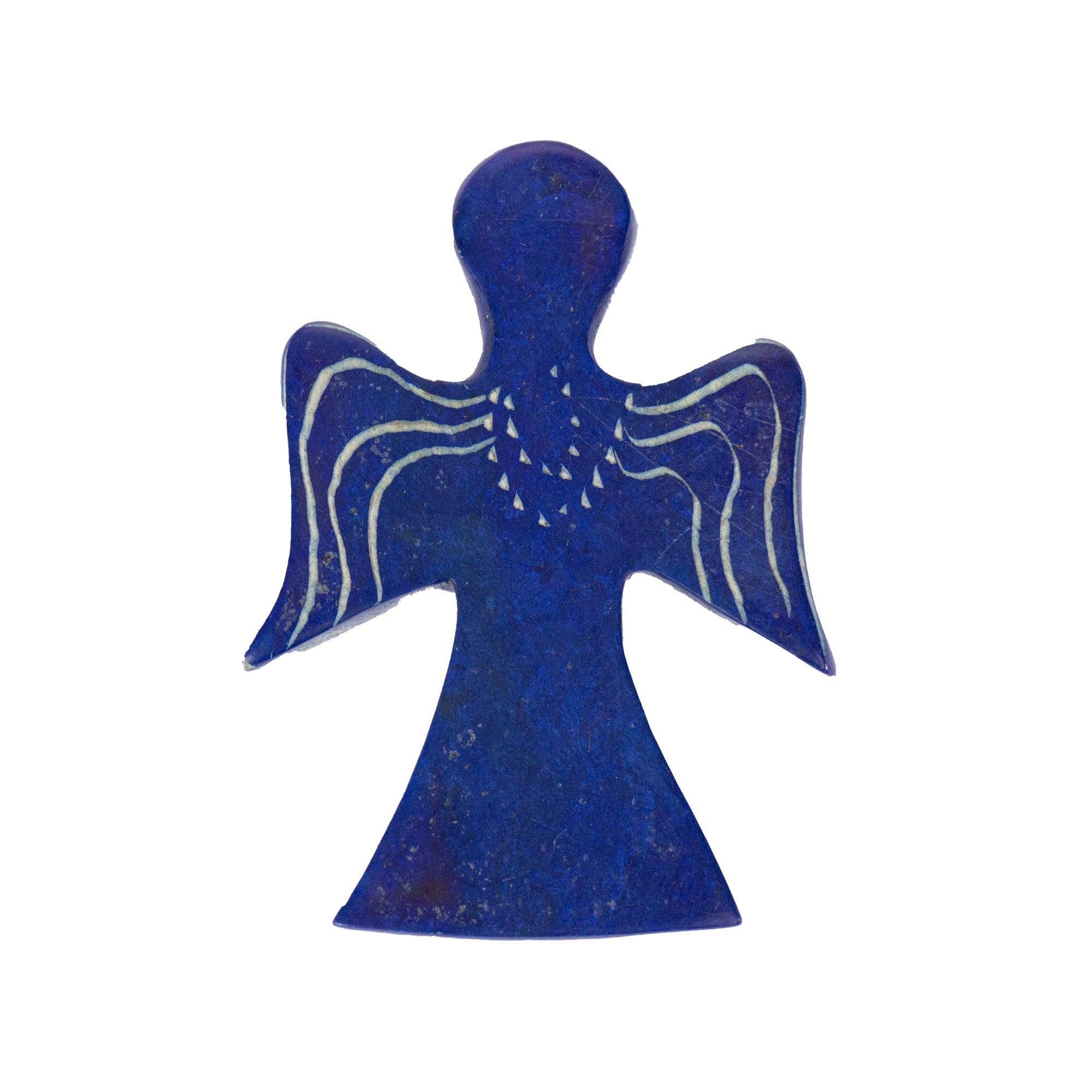 Colorful Soapstone Palm Angels - Spiral Circle