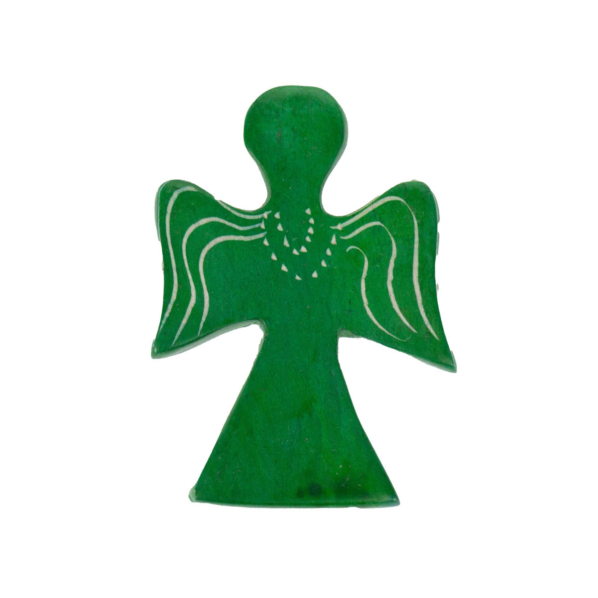 Colorful Soapstone Palm Angels - Spiral Circle