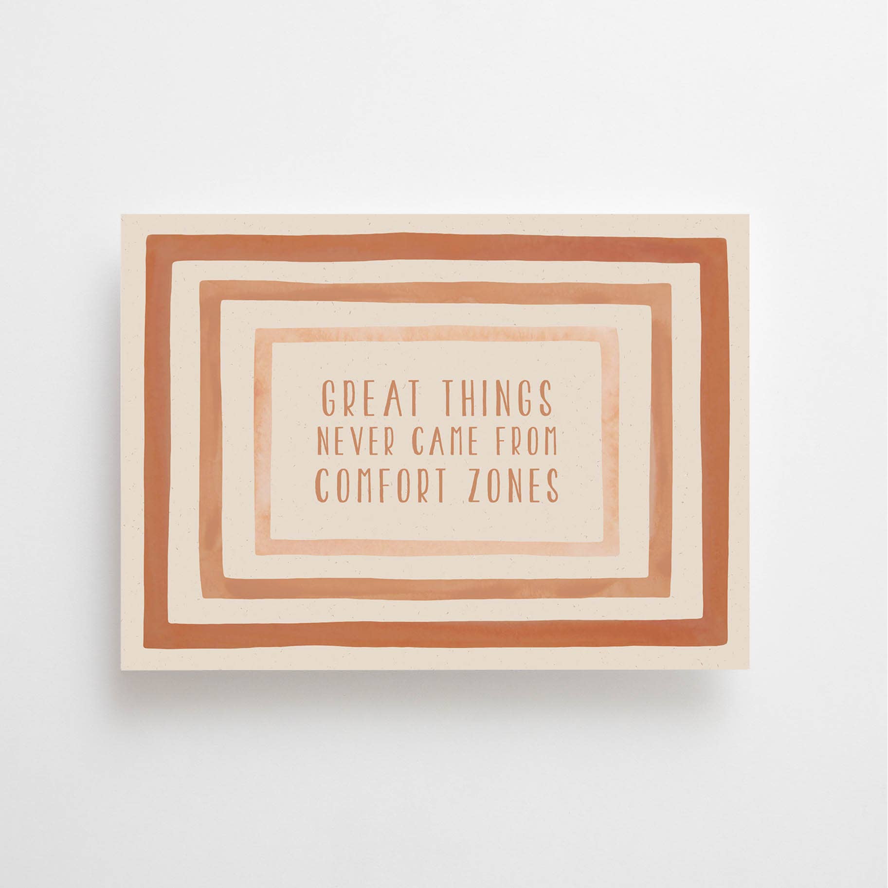 Comfort Zone | Post Card - Spiral Circle