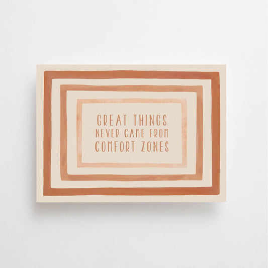 Comfort Zone | Post Card - Spiral Circle