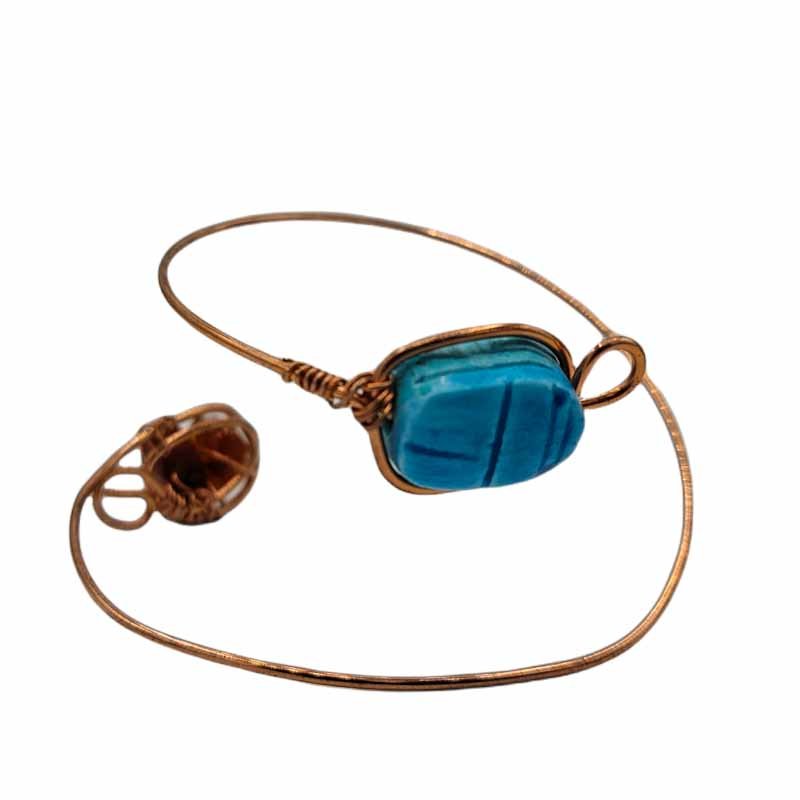 Copper Wire-Wrapped Bracelets - Spiral Circle