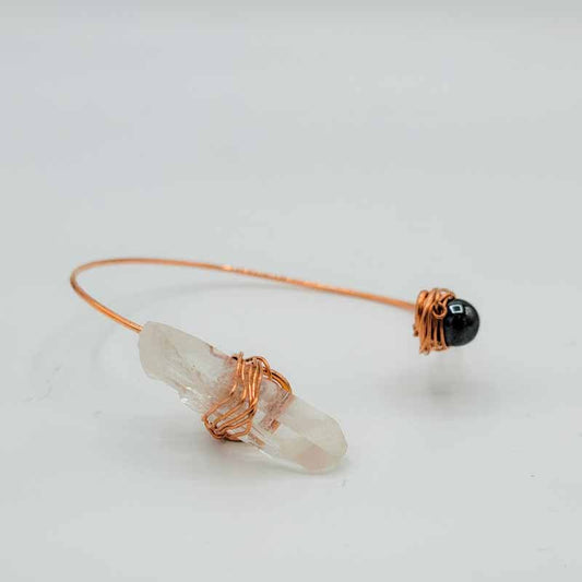 Copper Wire-Wrapped Bracelets - Spiral Circle