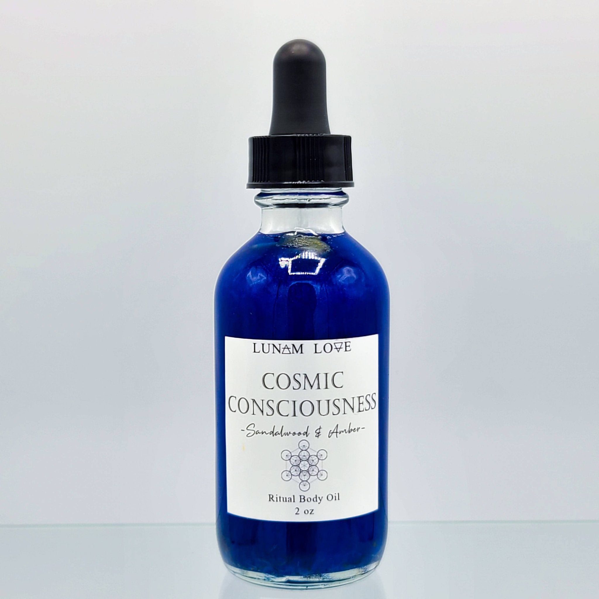 Cosmic Consciousness Body Oil | Amber and Sandalwood - Spiral Circle