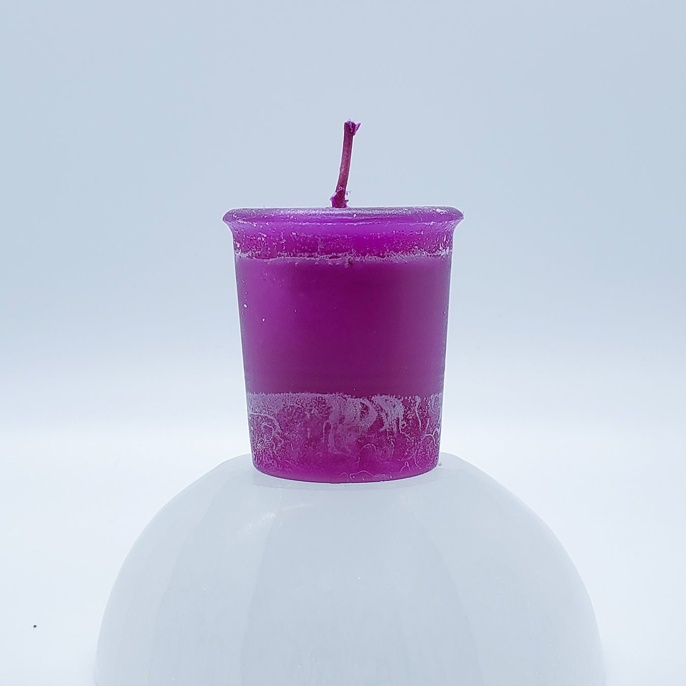 Crown Chakra | Purple Votive Candle | Reiki Charged - Spiral Circle