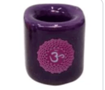 Crown Chime Candle Holder | Chakra - Spiral Circle