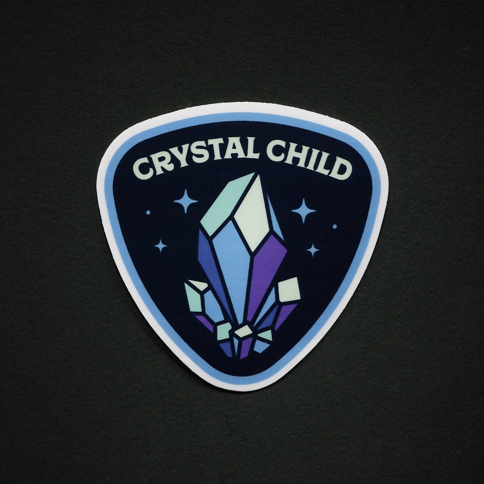 Crystal Child Sticker - Spiral Circle