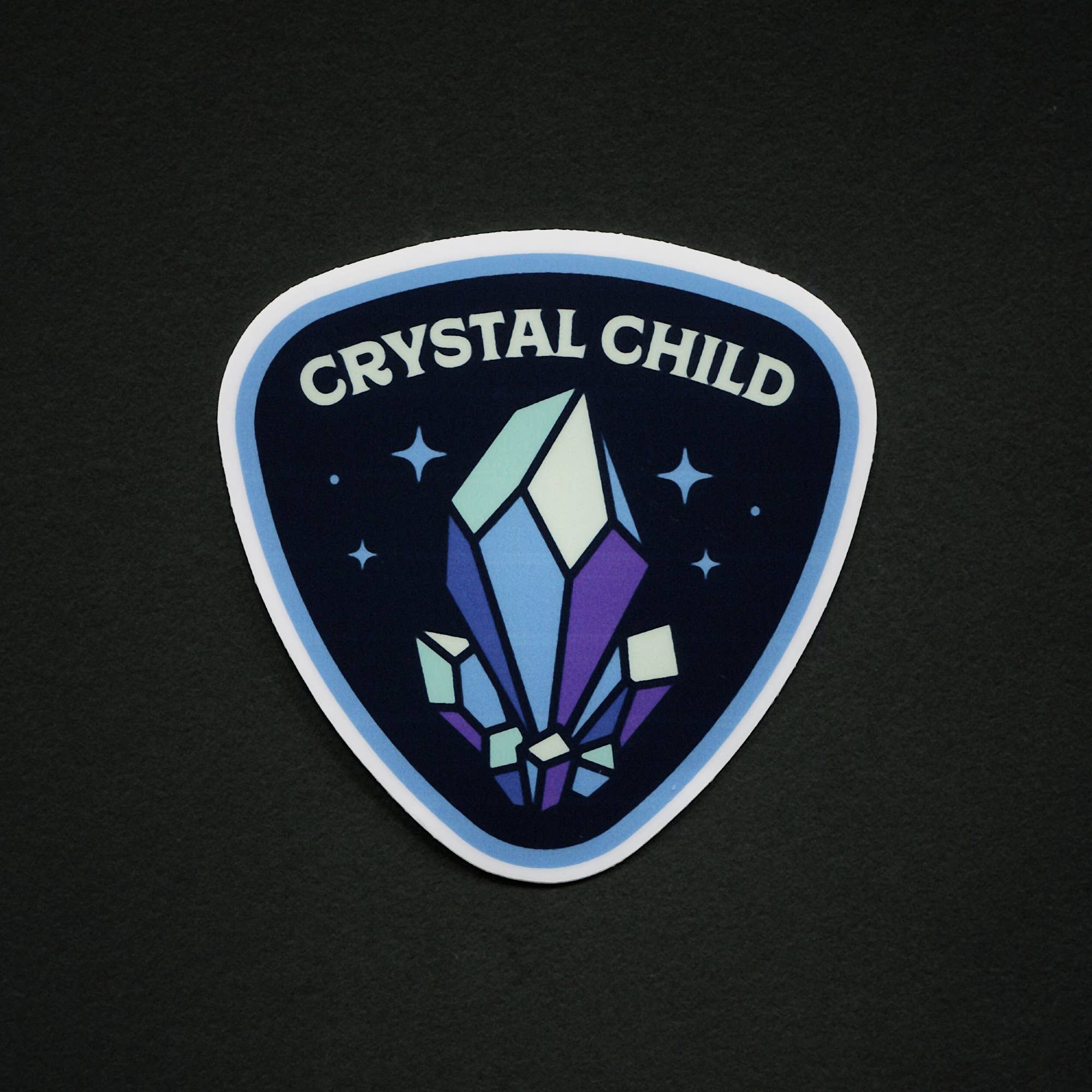 Crystal Child Sticker - Spiral Circle