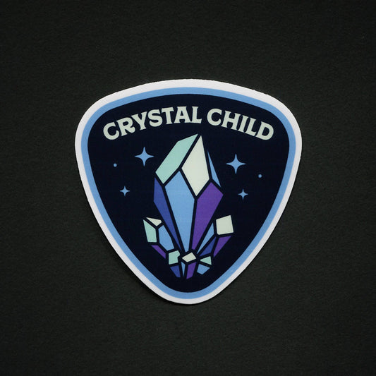 Crystal Child Sticker - Spiral Circle
