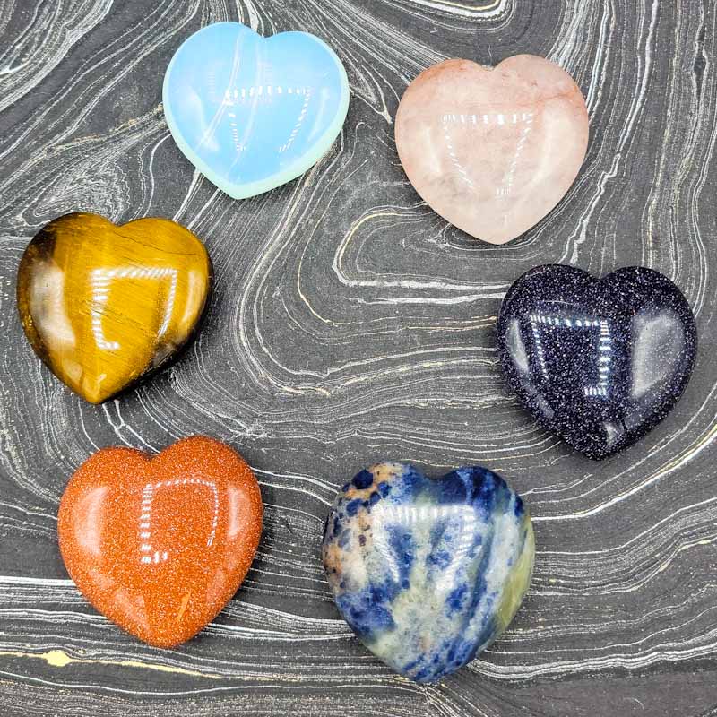 Crystal Hearts | Assorted - Spiral Circle