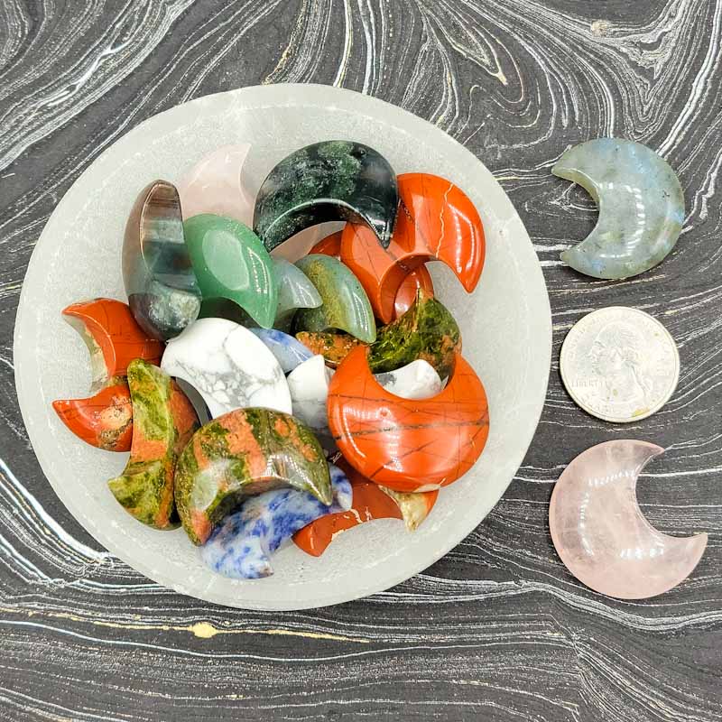 Crystal Moons | Assorted - Spiral Circle