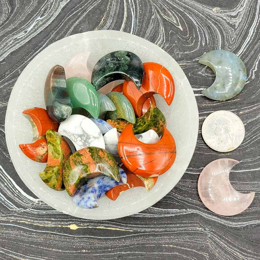 Crystal Moons | Assorted - Spiral Circle