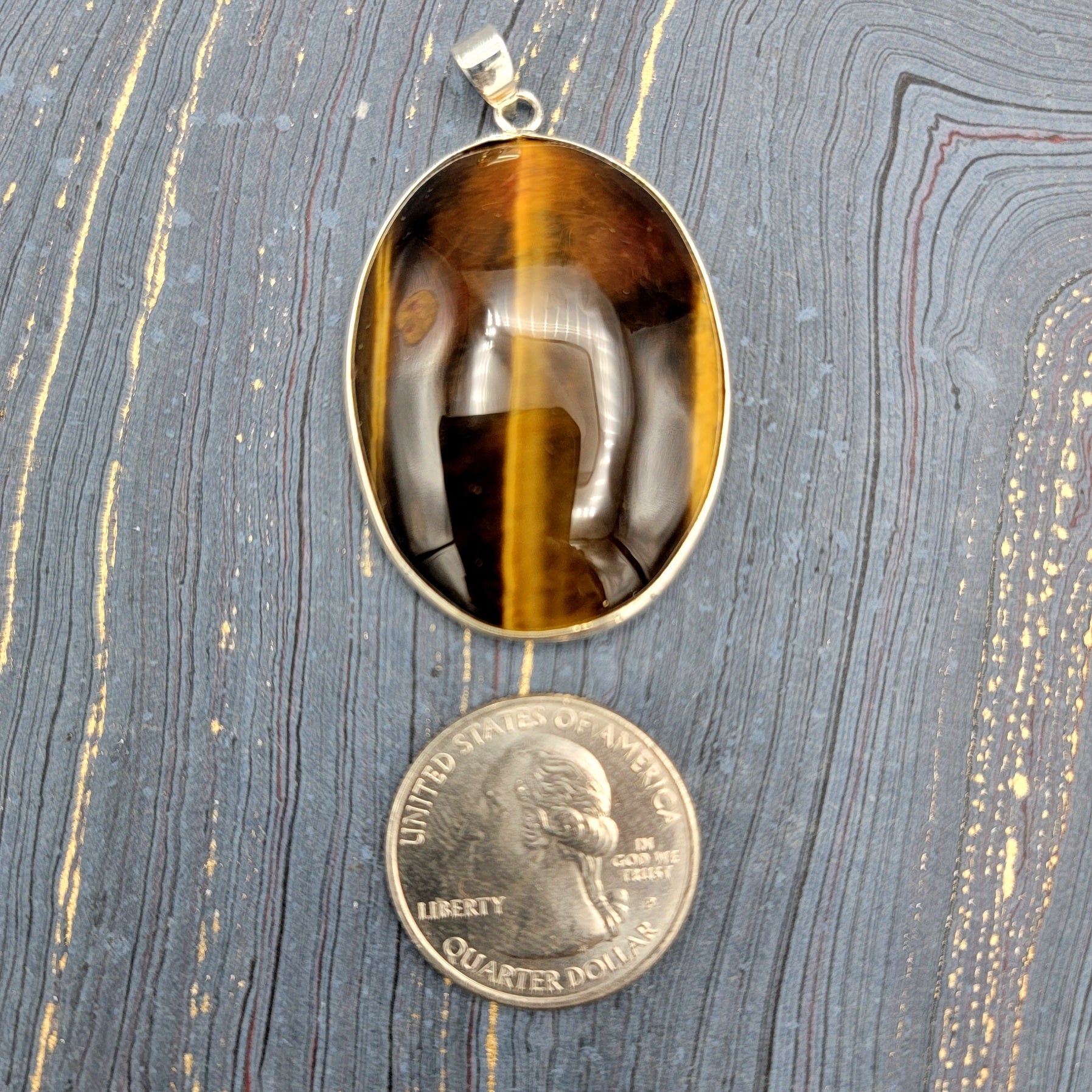 Crystal Pendant Simple - Spiral Circle