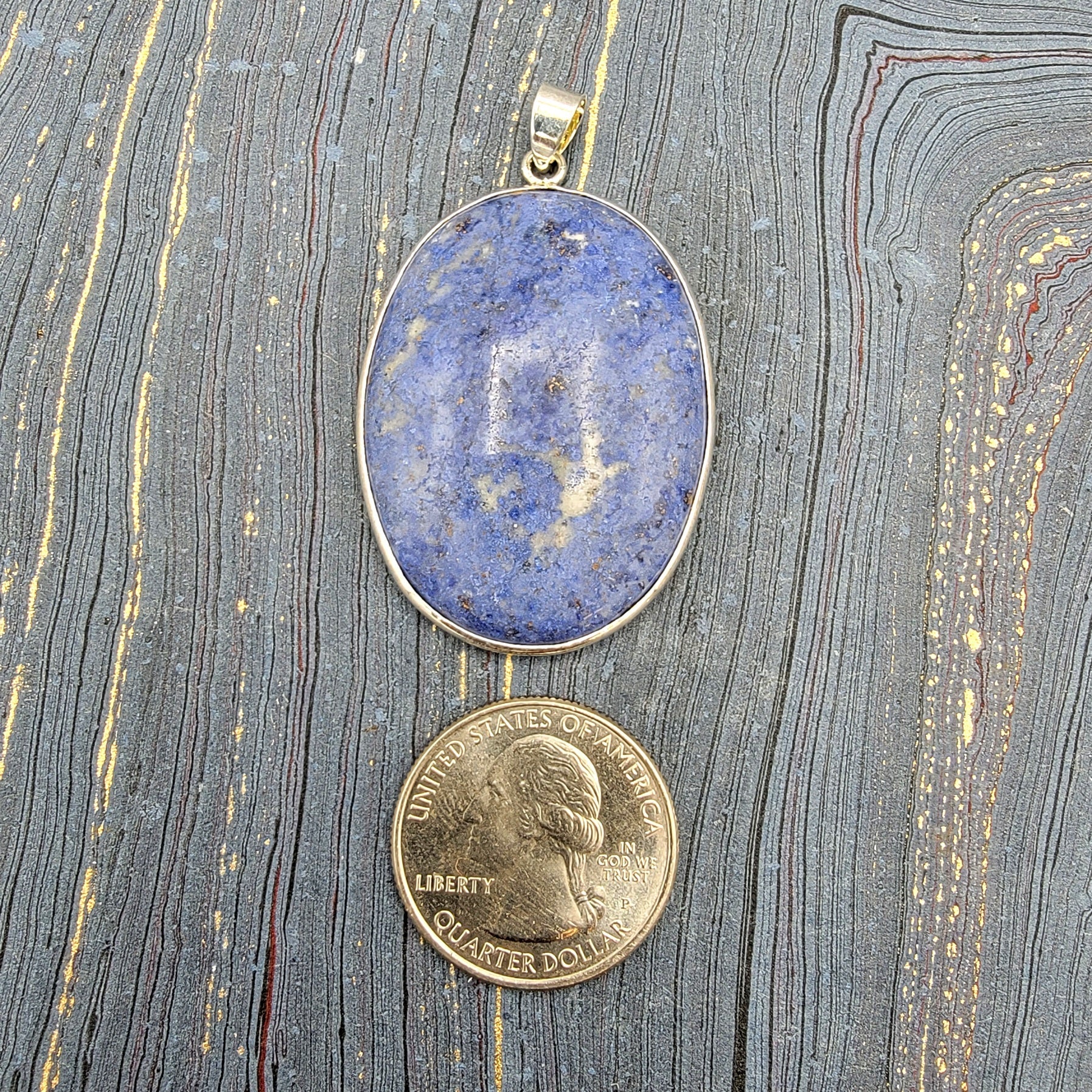 Crystal Pendant Simple - Spiral Circle