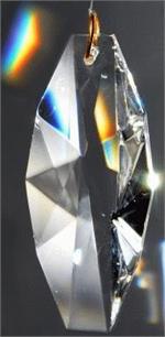 Crystal Rainbow Suncatcher | Double Diamond - Spiral Circle