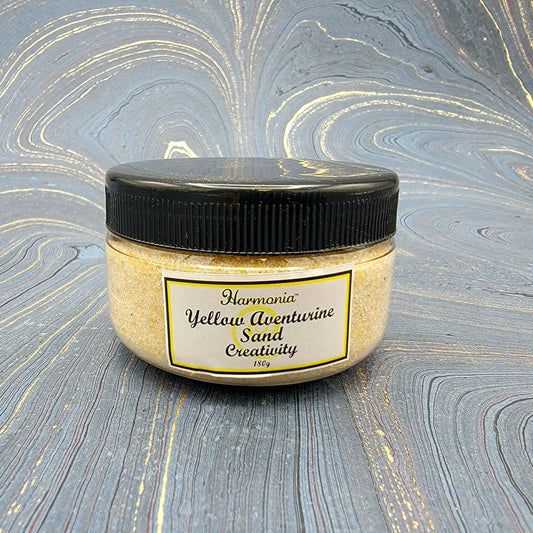 Crystal Sand | Aventurine, Yellow | Creativity - Spiral Circle