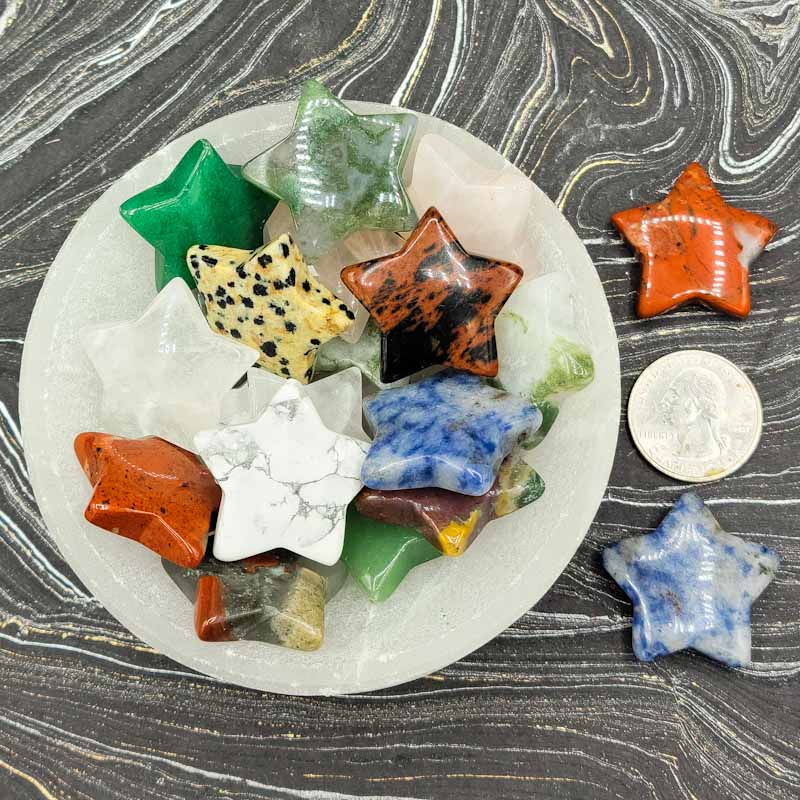 Crystal Stars | Assorted - Spiral Circle