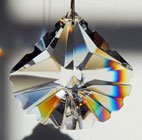 Crystal Suncatcher | 63mm Peacock | Assorted - Spiral Circle