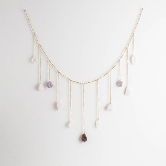 Crystalline Wall Banner - Spiral Circle