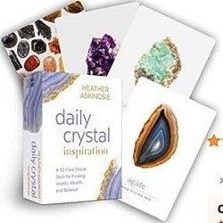 Daily Crystal Inspiration: A 52-Card Oracle Deck for Finding Health, Wealth, and Balance - Spiral Circle