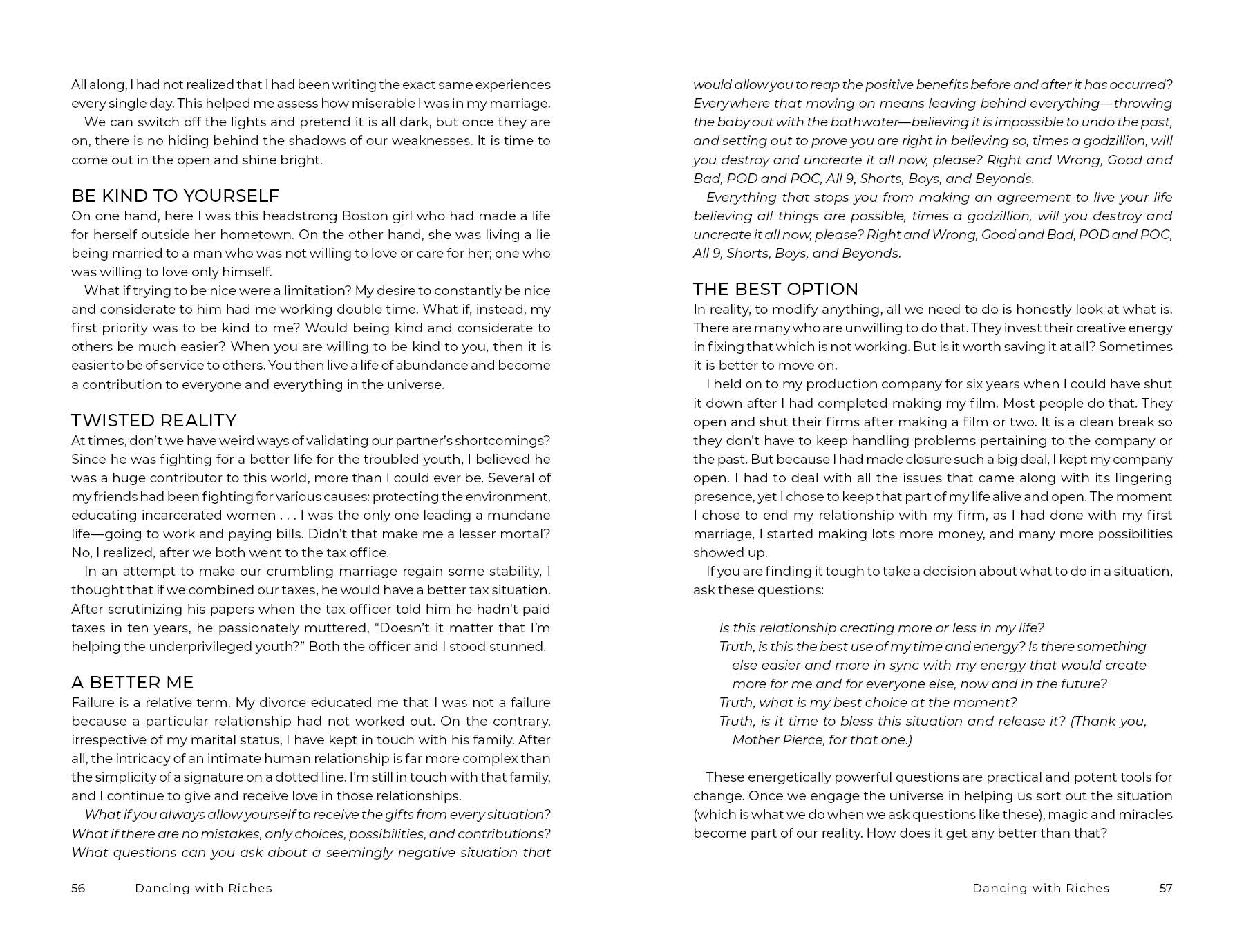 Dancing with Riches - Spiral Circle