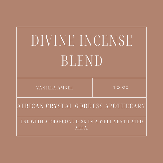 Divine Incense Blend Vanilla Amber - Spiral Circle
