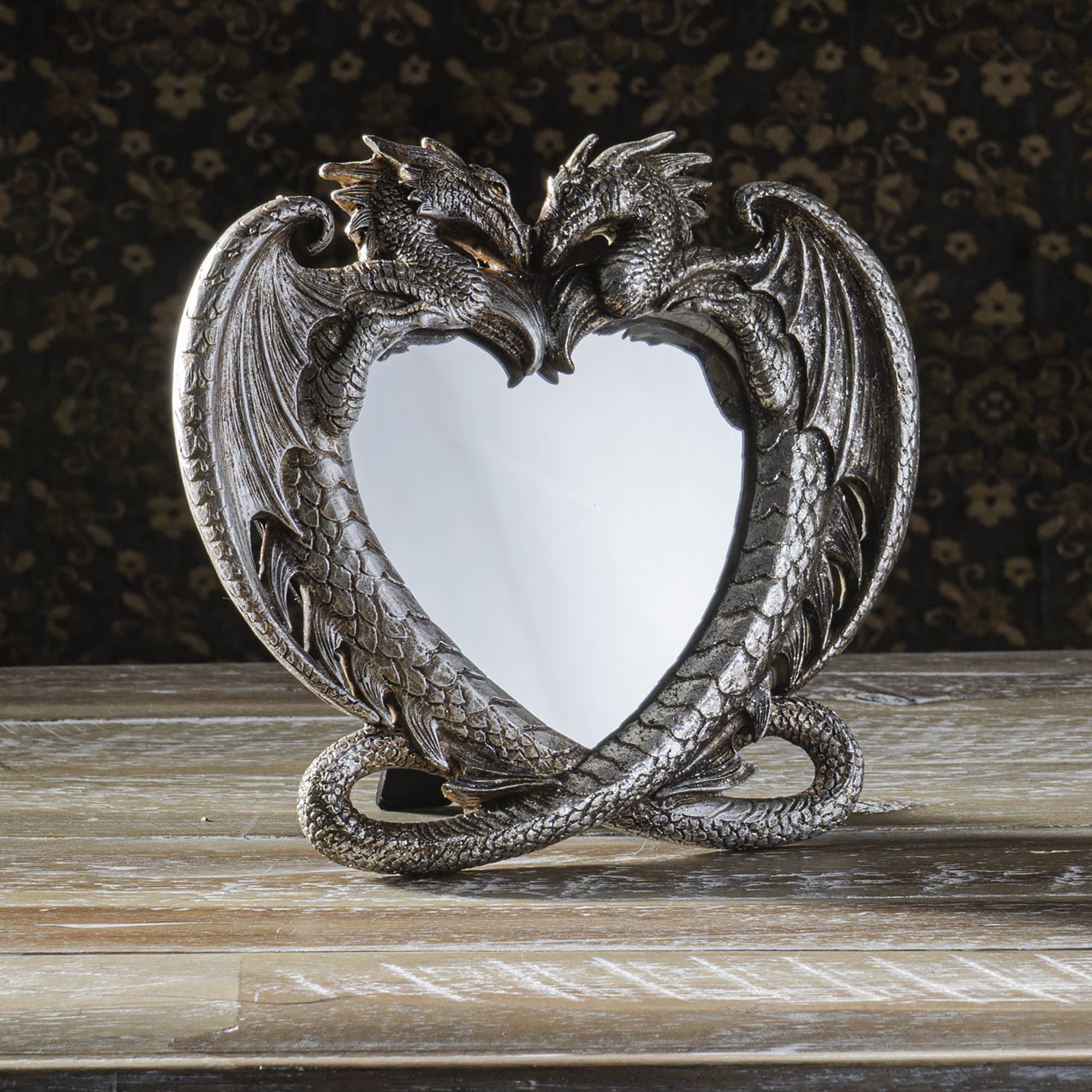 Dragon Heart Mirror - Spiral Circle