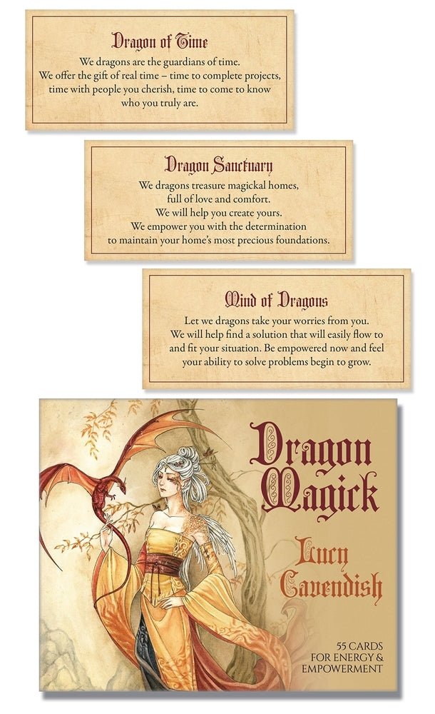 Dragon Magick Affirmation Deck: Strength and Wisdom from the Realm of Dragons - Spiral Circle