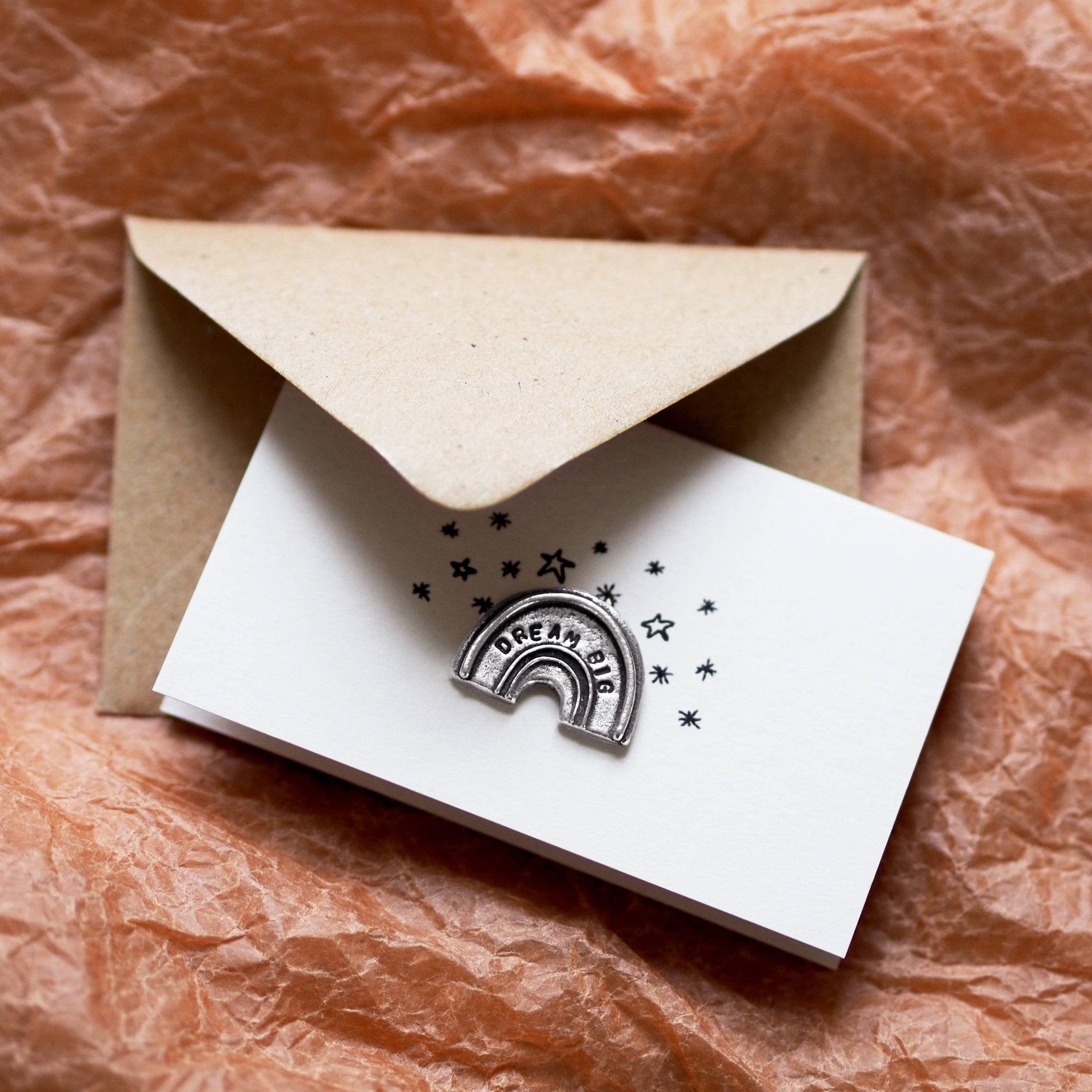 Dream Big Tiny Token Card - Spiral Circle