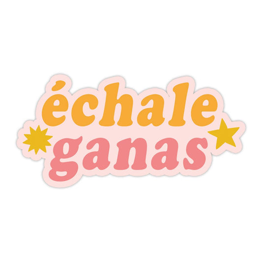 Échale Ganas Sticker - Spiral Circle