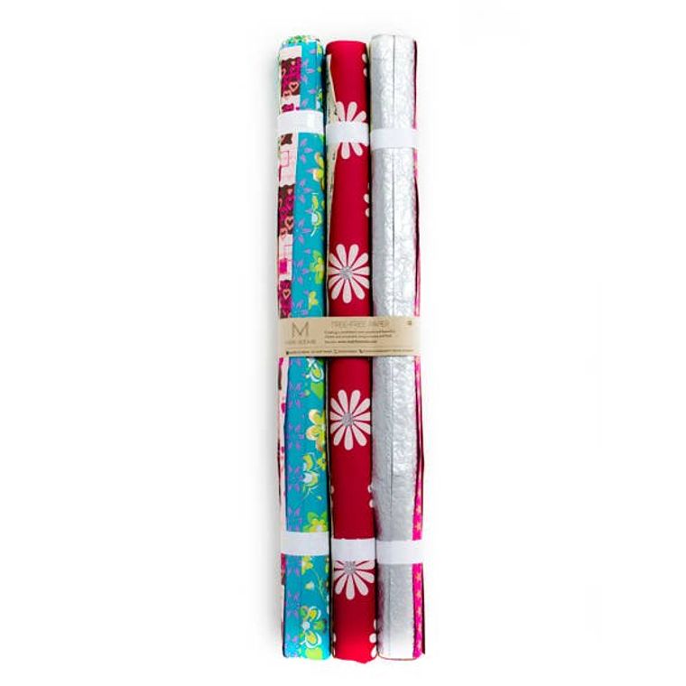 Eco Gift Wrap Assortment - Spiral Circle