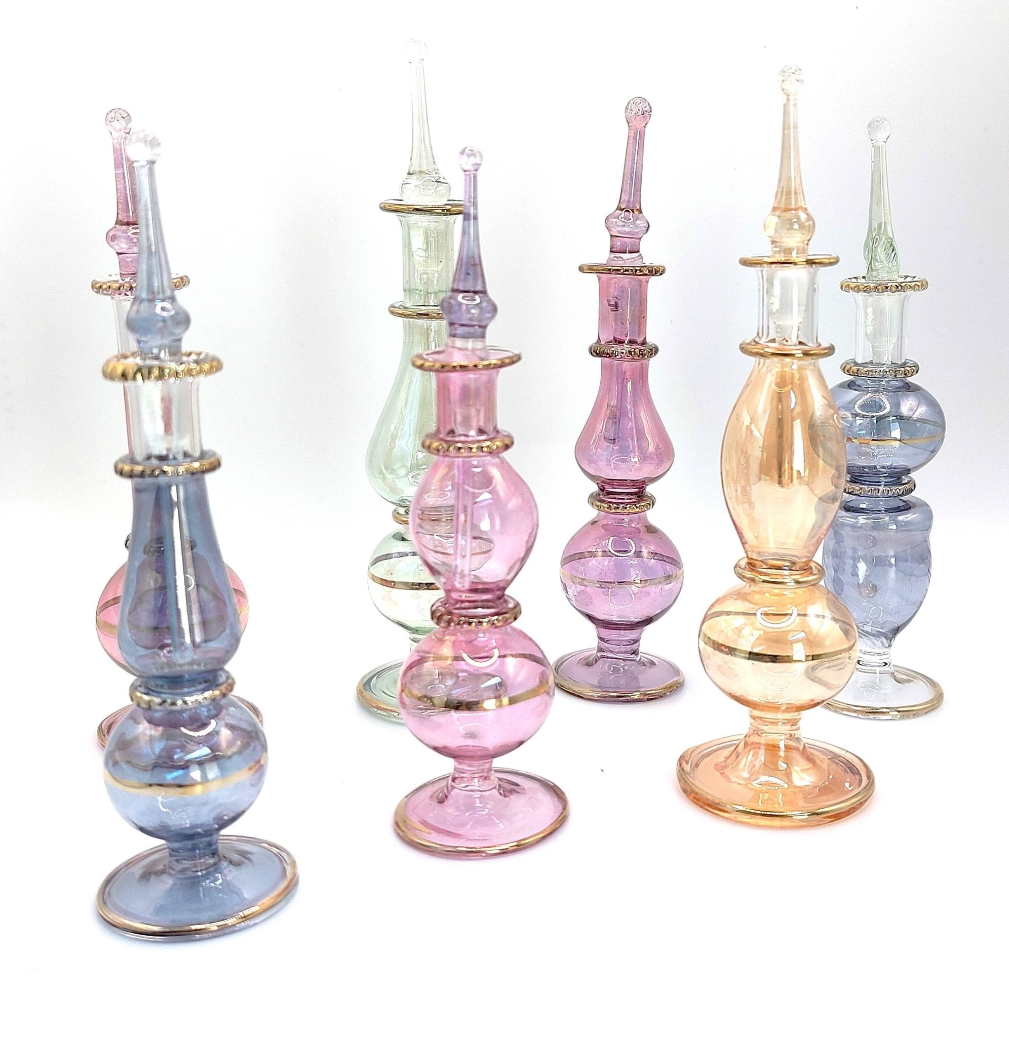 Egyptian Perfume Bottles - Spiral Circle