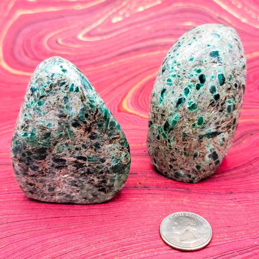 Emerald Statement Piece | Tumbled - Spiral Circle