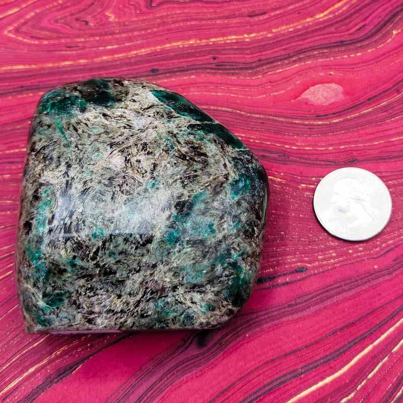 Emerald Statement Piece | Tumbled - Spiral Circle