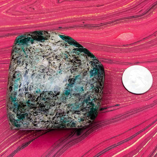 Emerald Statement Piece | Tumbled - Spiral Circle