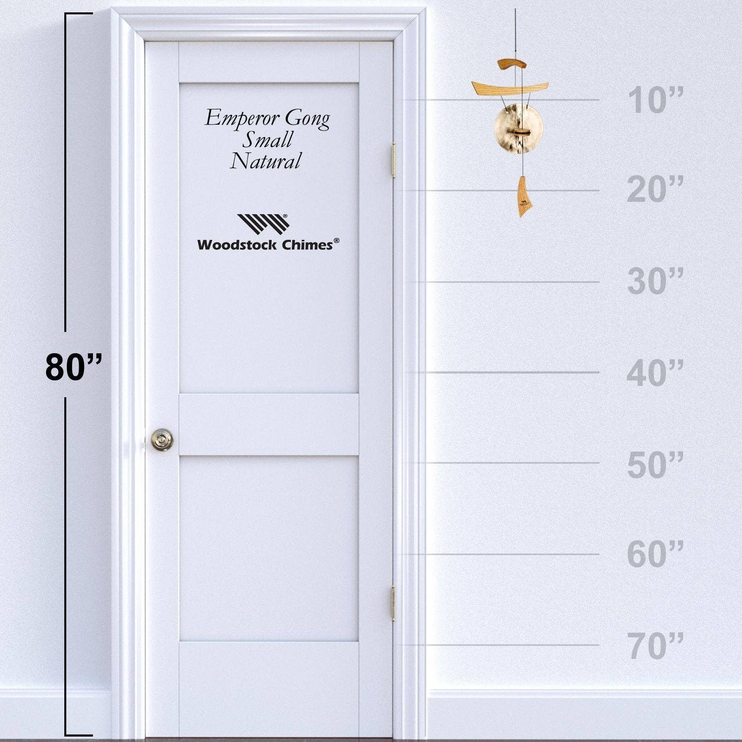 Emperor Gong™ - Small, Natural - Spiral Circle