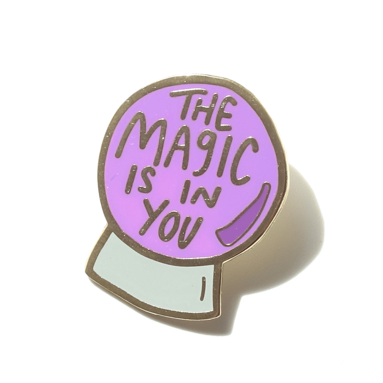 Enamel Pin | Crystal Ball - Spiral Circle