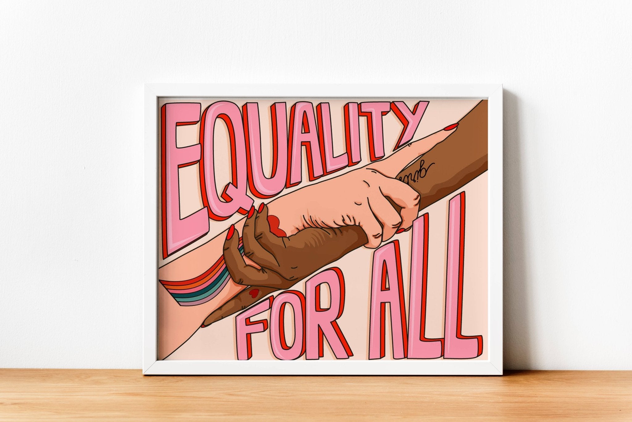 Equality for All print - Spiral Circle