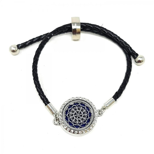 Essential Aromatherapy diffuser Bracelet - Spiral Circle
