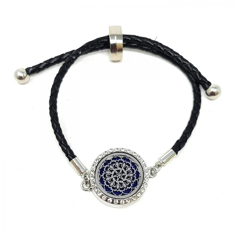 Essential Aromatherapy diffuser Bracelet - Spiral Circle