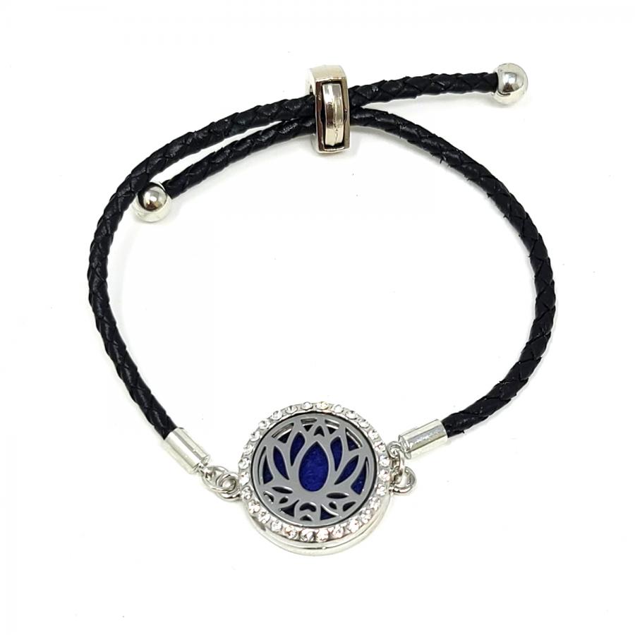 Essential Aromatherapy diffuser Bracelet - Spiral Circle