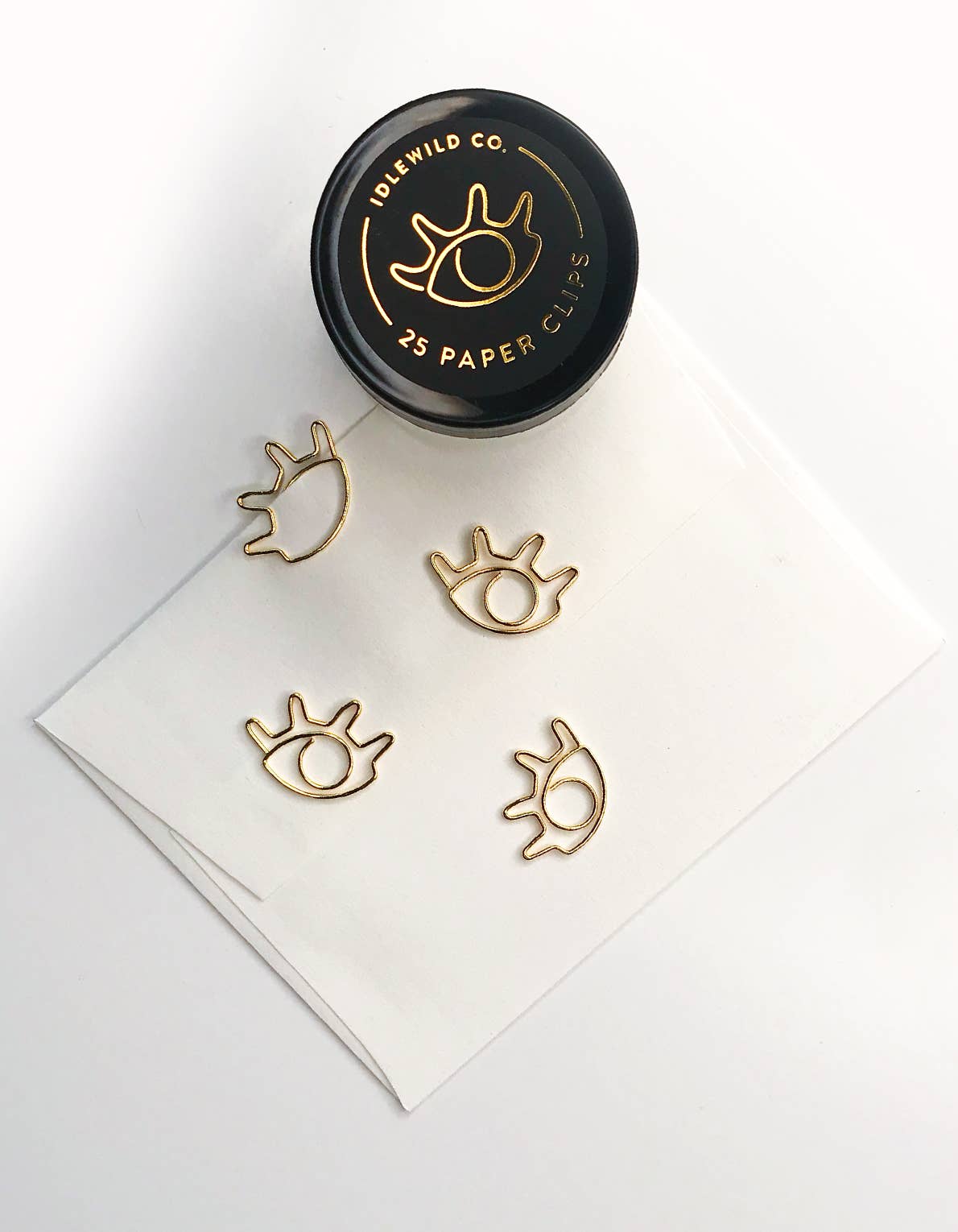 Eye Paper Clips - Spiral Circle