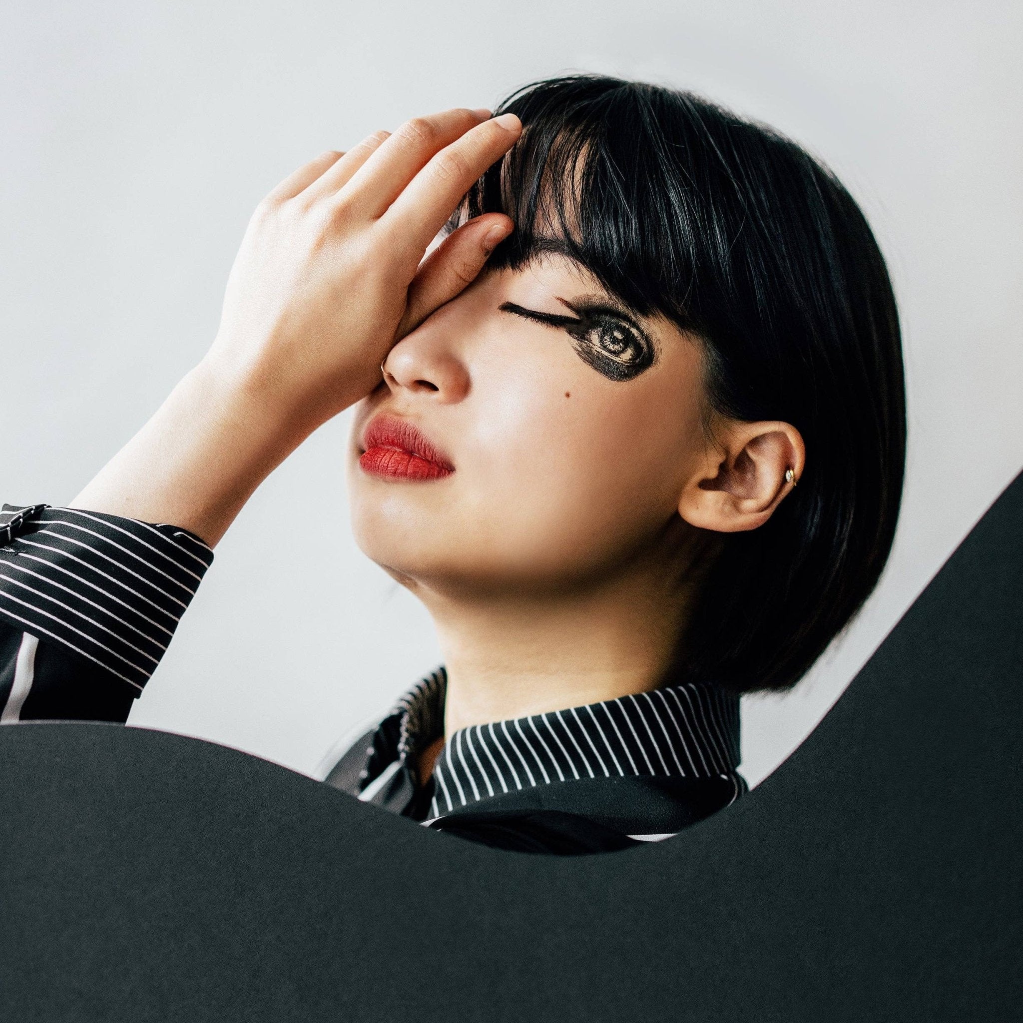 Eye Tattoo Pair - Spiral Circle